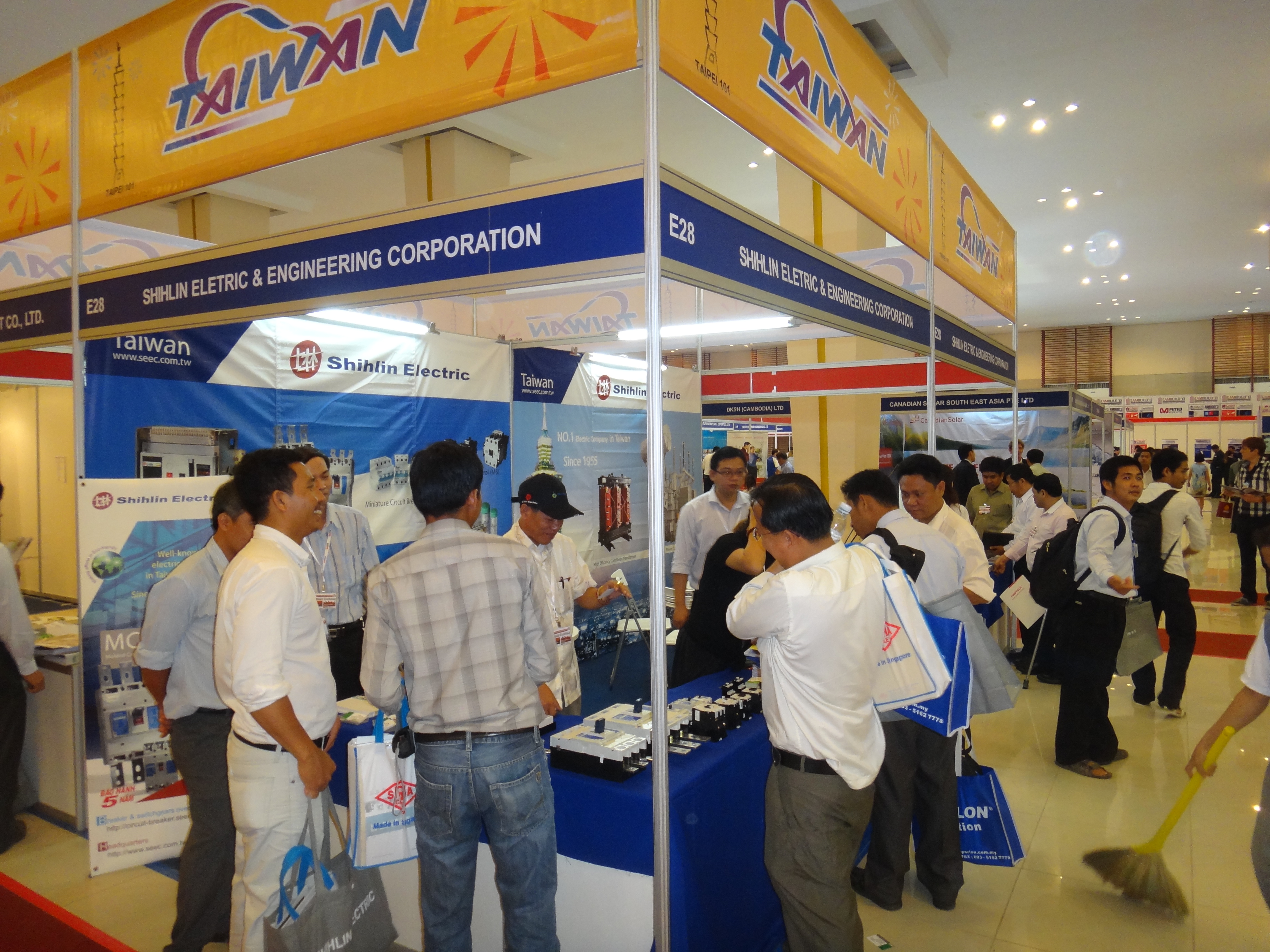 Shihlin Electric stand at Cambodia International Building & Construction Industry Show