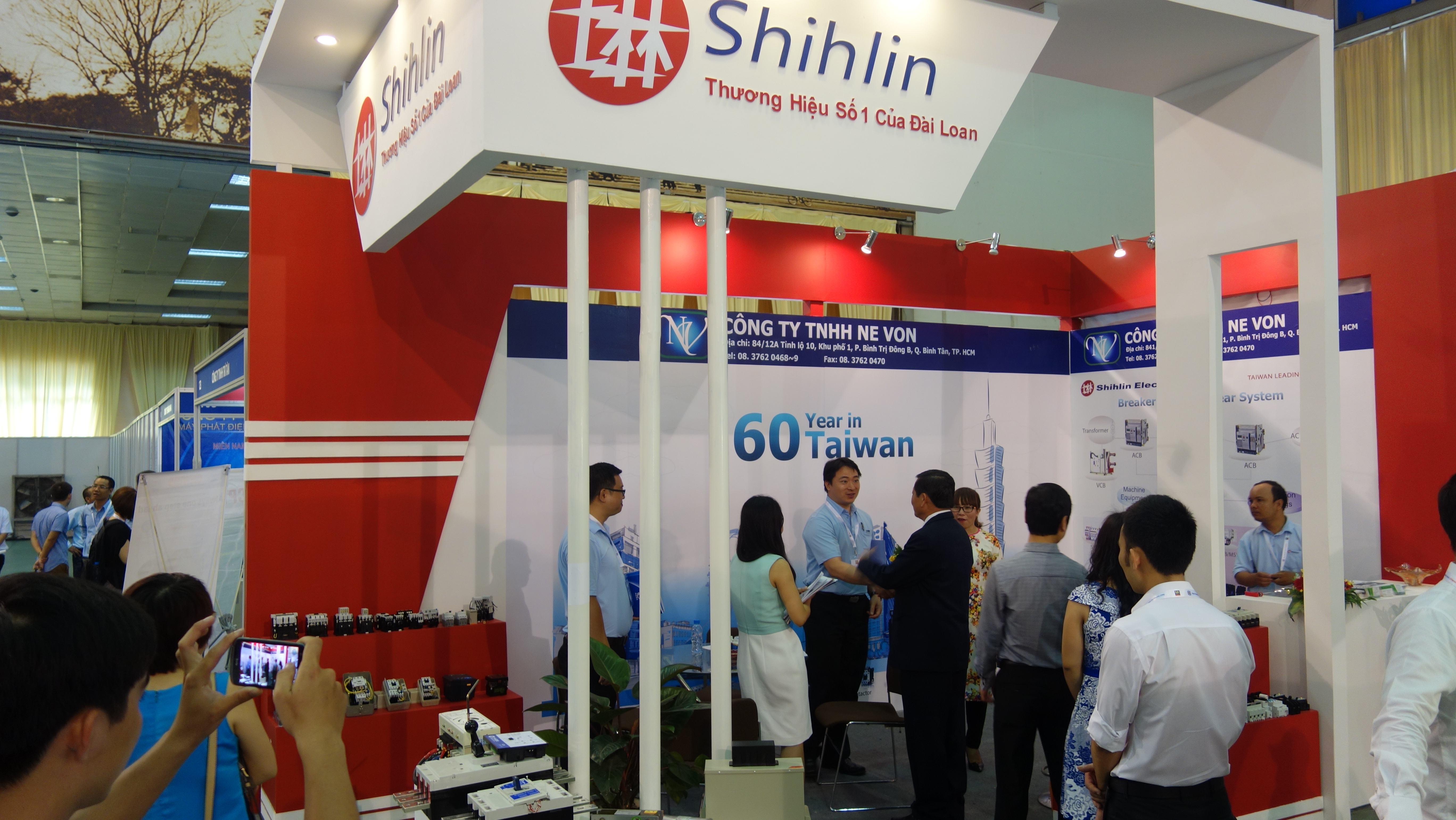 Shihlin Electric stand at Electric & Automation Vietnam 2015